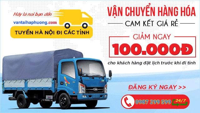 giảm giá thuê xe tải chở hàng